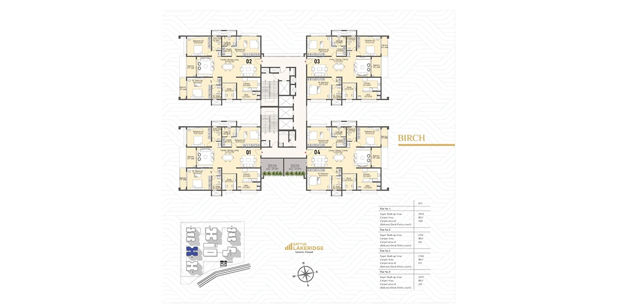Sattva Neopolis - Floor plan - 1