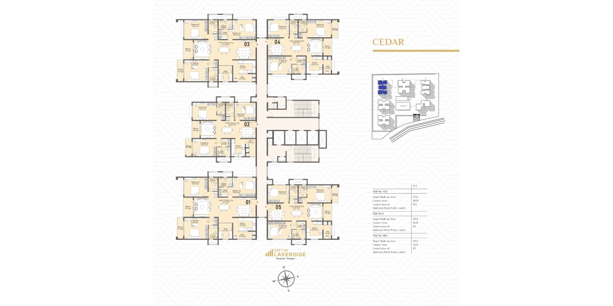 Sattva Neopolis - Floor plan - 2