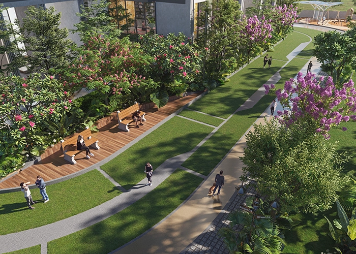 Sattva Neopolis - Walking track